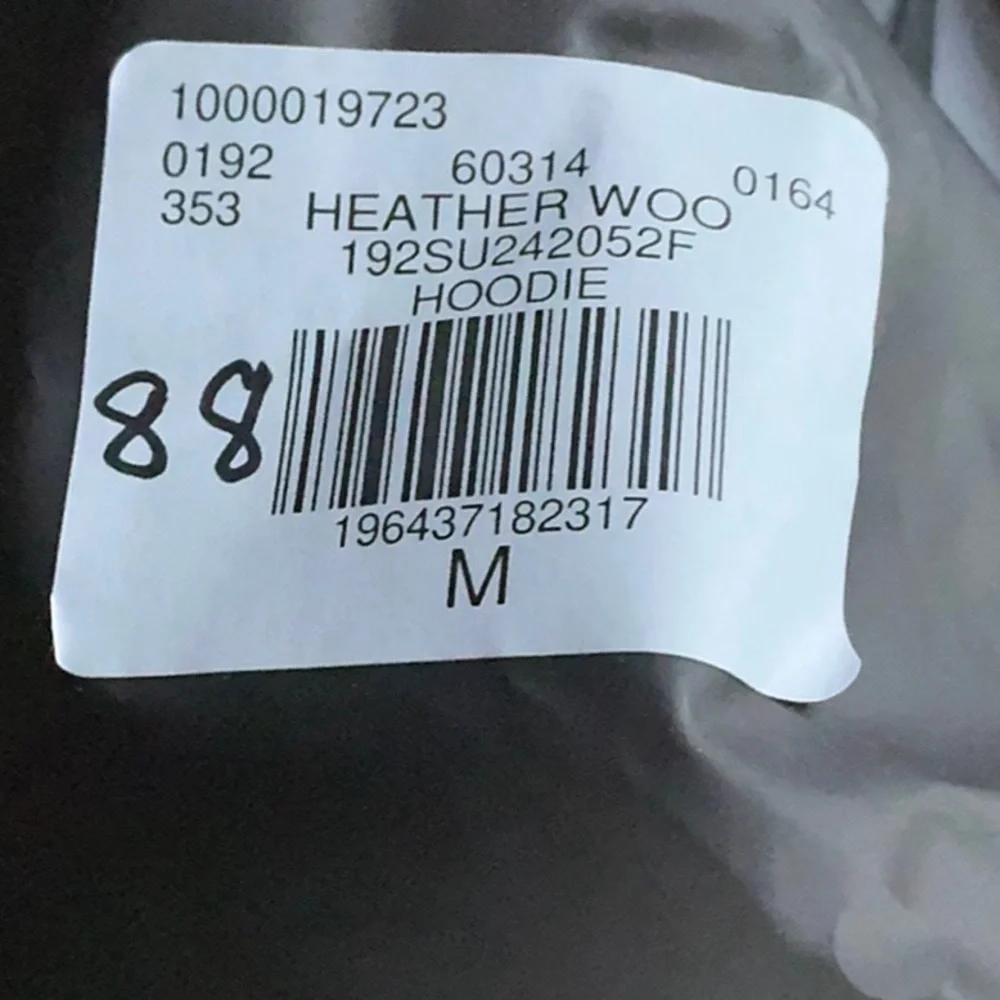 Brand new Fear of God men’s medium Heather Wood color fleece hoodie - Picture 8 of 8